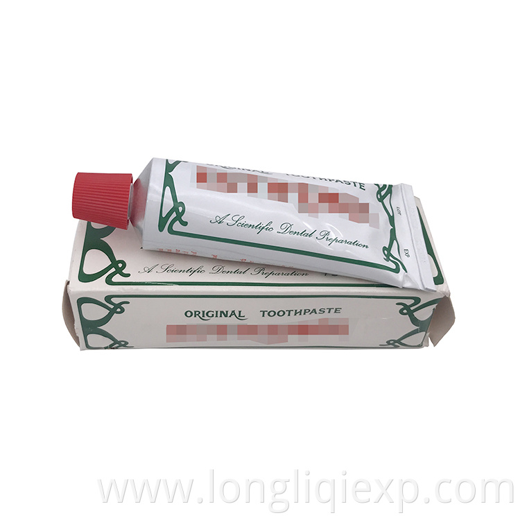 75ml natural original toothpaste private label for sale